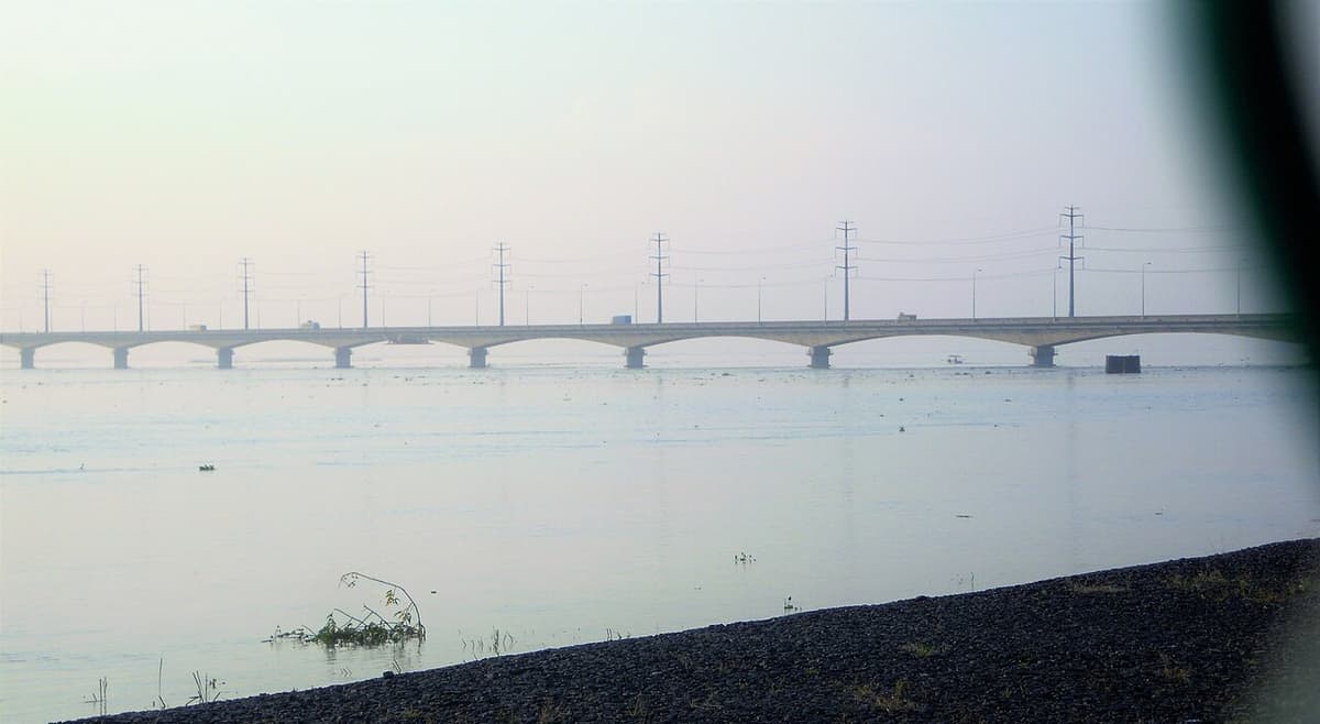 Bangabandhu Bridge West Bank, Sirajganj