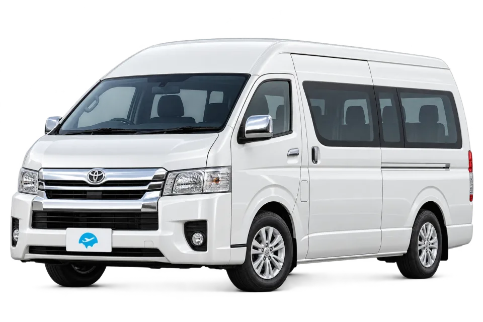 Hiace in Marks Aviation livery
